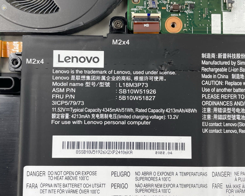 Lenovo ThinkPad T14 Gen1 14" i5-10310U 1.70GHz 8GB RAM No SSD/OS/AC - Bad Corner