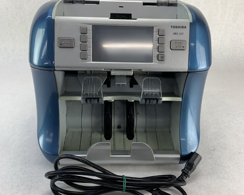 Toshiba IBS-200V Currency Sorter with Power Cord - Broken Money Guides - Tested
