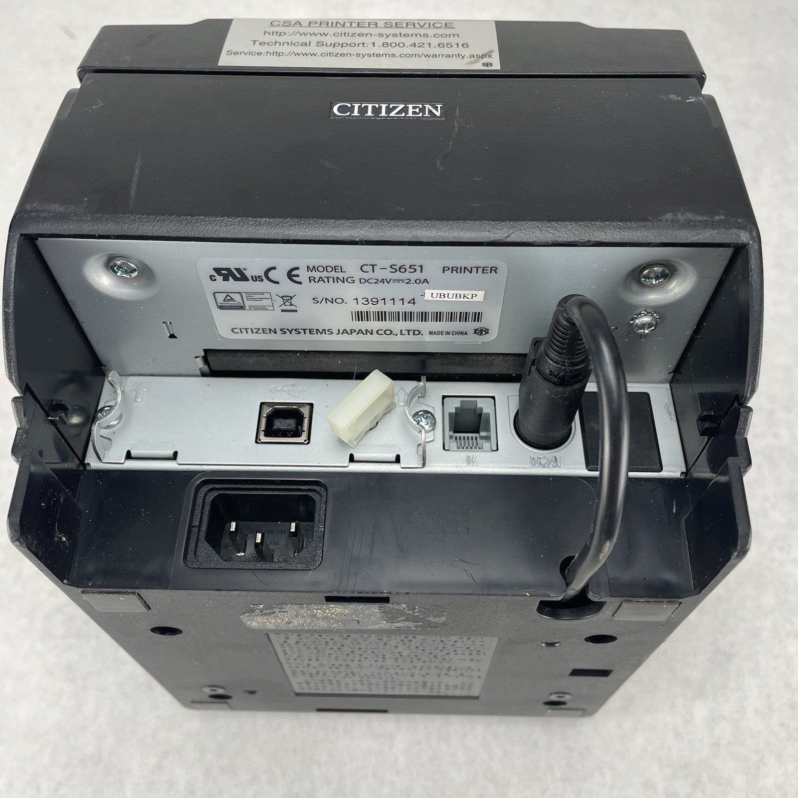 Citizen CT-S651 II POS Thermal Printer Tested