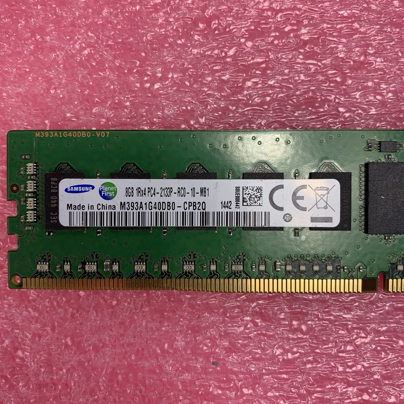 Samsung M393A1G40DB0-CPB2Q PC4-2133P-RC0-10-MB1 8GB 1Rx8 Desktop Memory RAM6