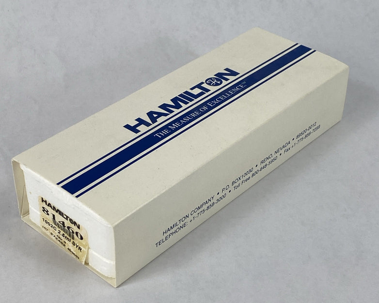 Hamilton 81460 1002C 2.5ml Gastight Instrument Syringe