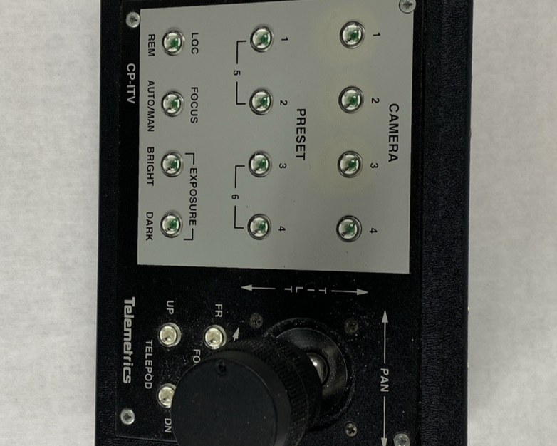 Telemetrics CP-ITV-D300 Camera Control Panel No AC Adapter Untested