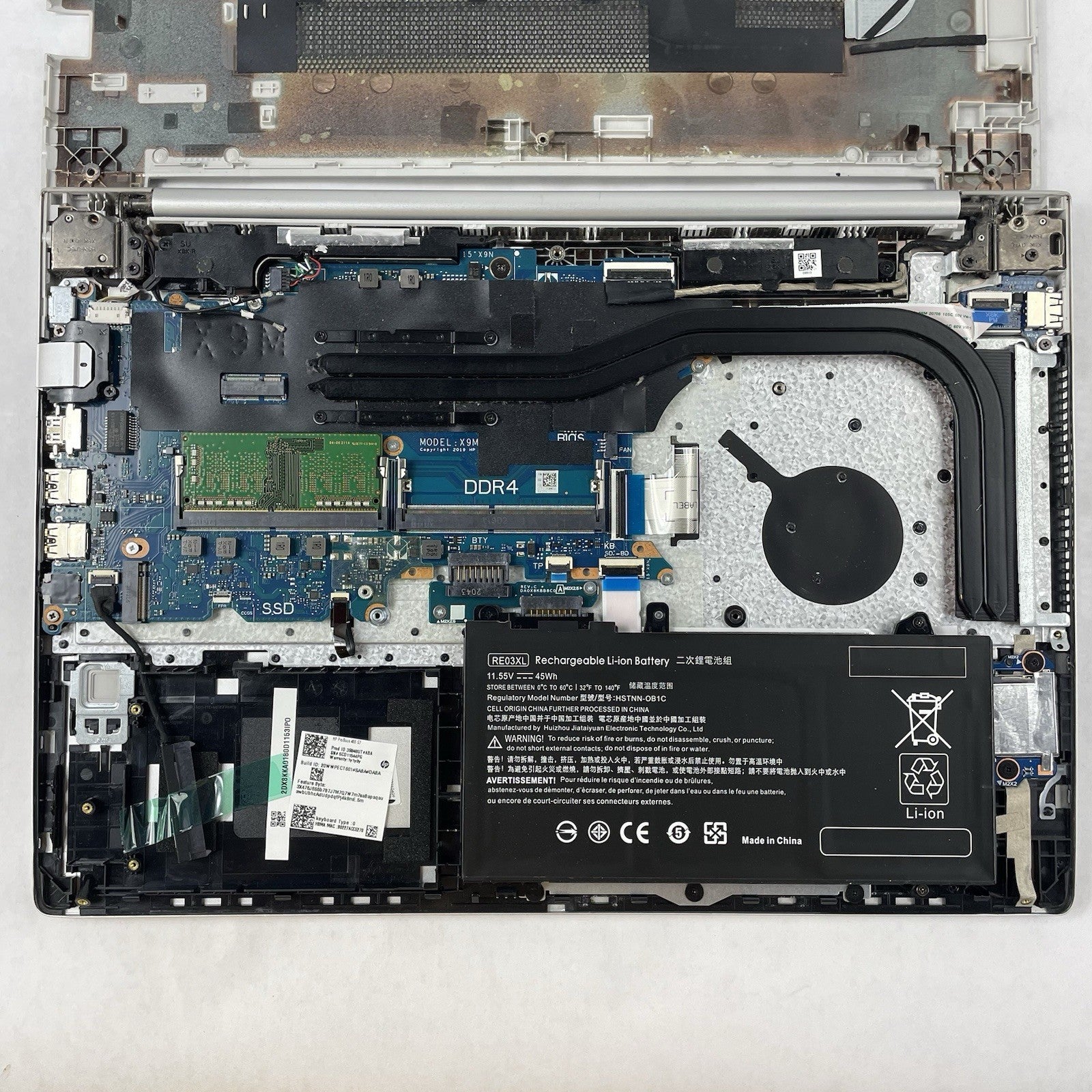 HP ProBook 455 G7 15.6" Ryzen 5 4500U 2.375 GHz 8 GB RAM No SSD/OS/AC18