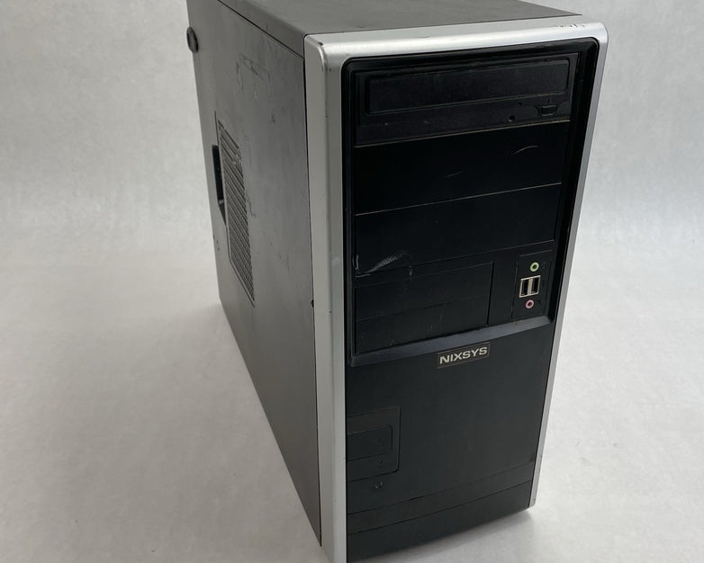 NIXSYS NX23775 Computer Chasis Barebones W/ CoolMax 400W Power Supply Tested