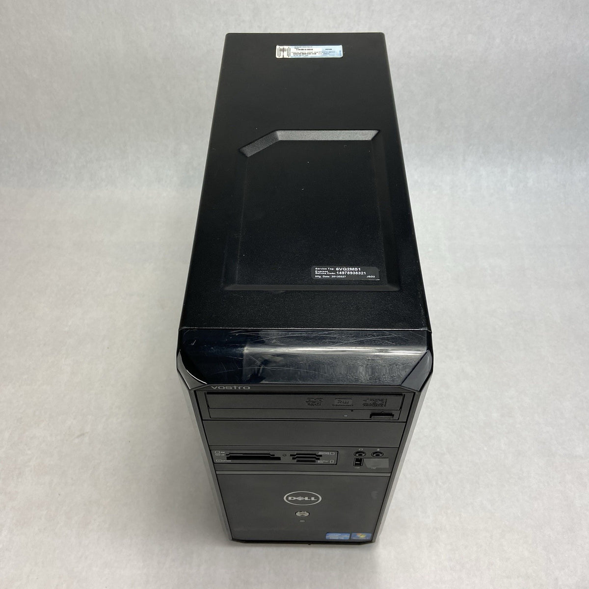 Dell Vostro 260 MT Intel Core i5-2400 3.1GHz 4GB RAM No HDD/OS Bad BP/FP USB2