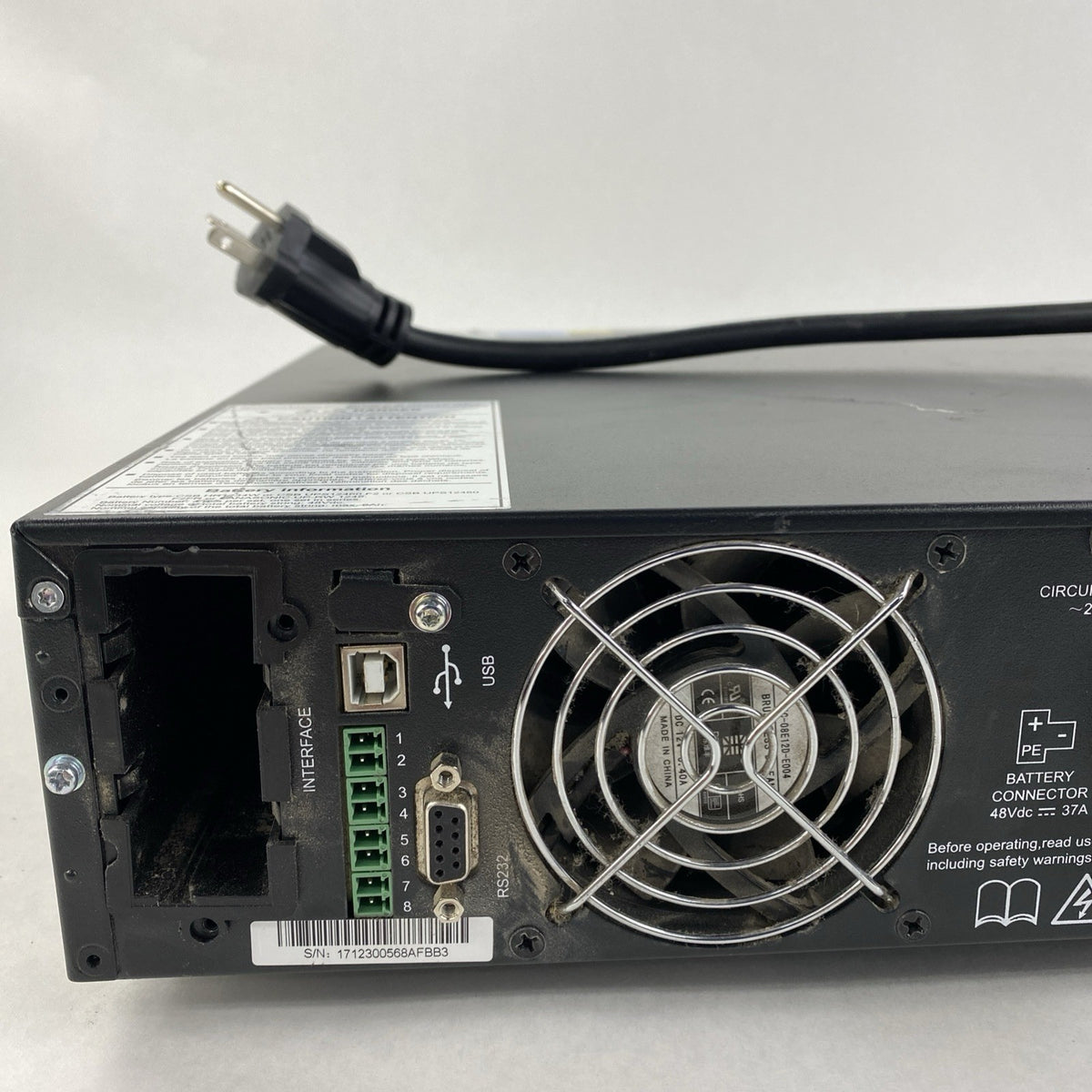 Vertiv Liebert GXT4-1500RT120 Battery Backups Tested - No Batt Ears Card6