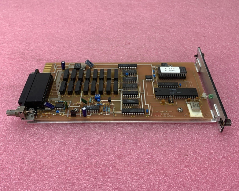 Fiber Options 250D-R-R/1BX3 Fiber Optic RX Receiver Card - Untested