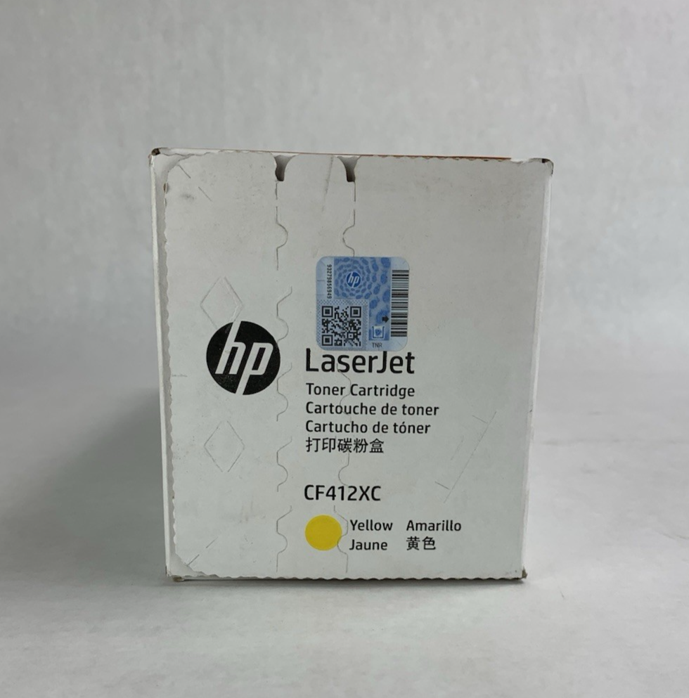 HP CF412XC CF412 00906 Yellow Toner Cartridge LaserJet Pro M452  EXP. 20204