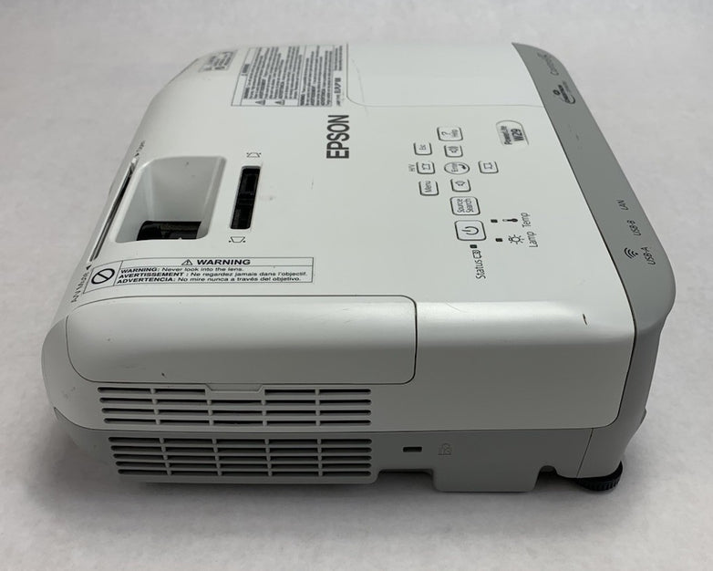 Epson PowerLite W29 H690A LCD Lamp Projector 2724 Lamp Hours - No Remote