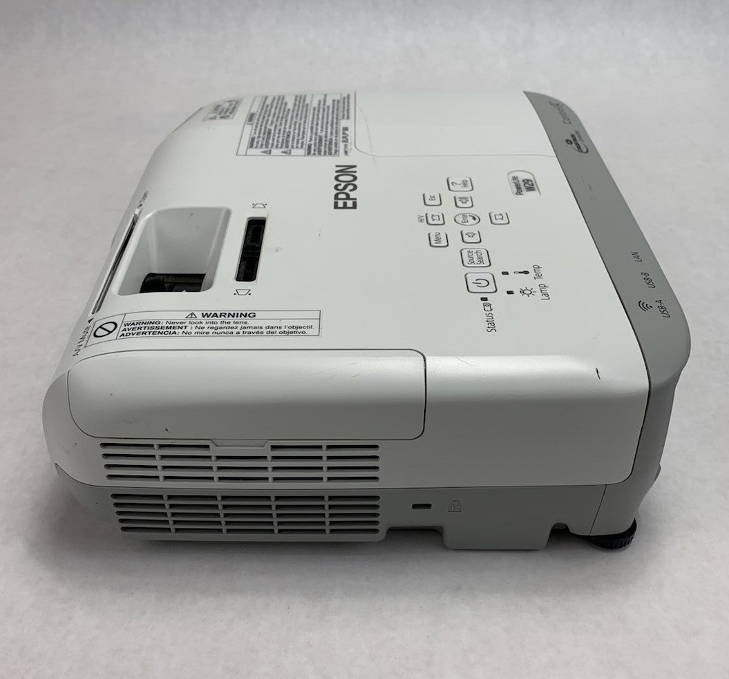 Epson PowerLite W29 H690A LCD Lamp Projector 2724 Lamp Hours - No Remote2