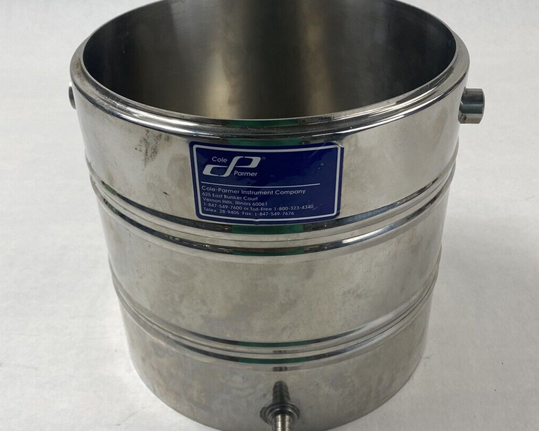 Cole Parmer Stainless Steel Dewar Flask 3L 8" x 8"