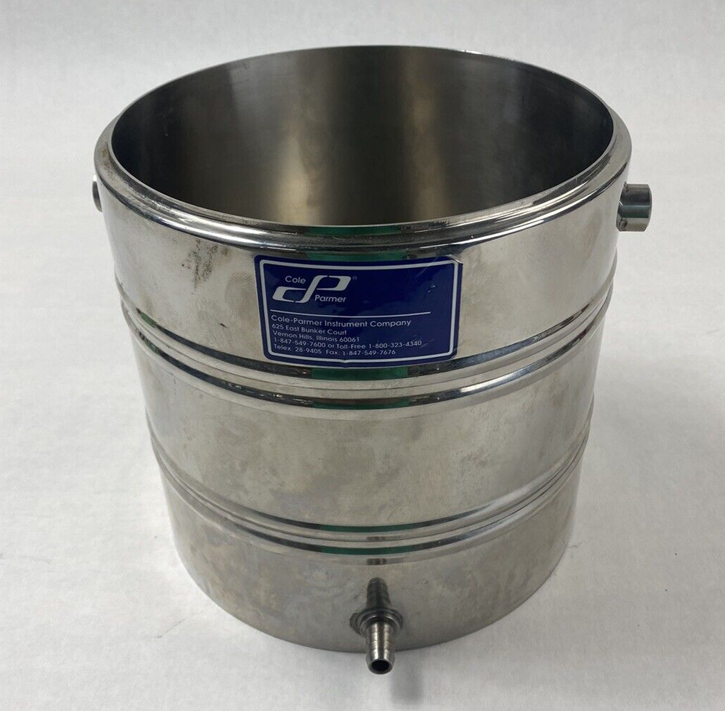 Cole Parmer Stainless Steel Dewar Flask 3L 8" x 8"