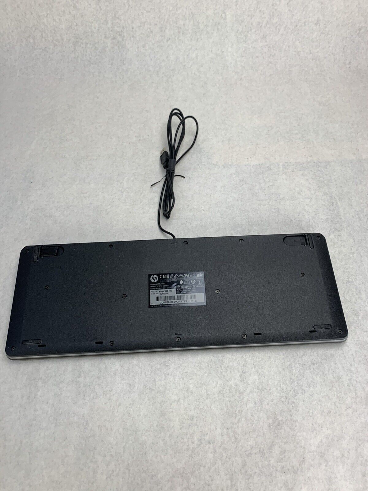 Lot of 3 HP KU-1156 USB Keyboard