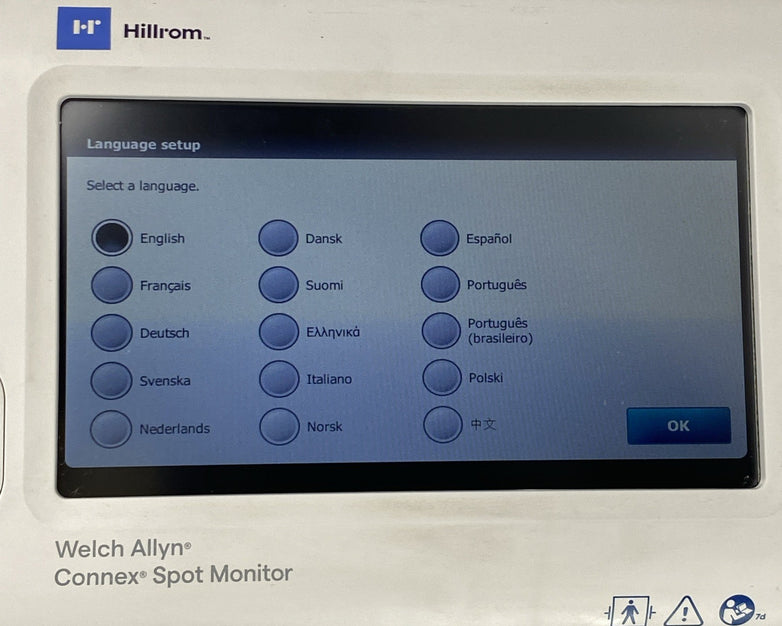 Welch Allyn 71WT Connex Spot Monitor 901058 Vital Signs Monitor Core - READ