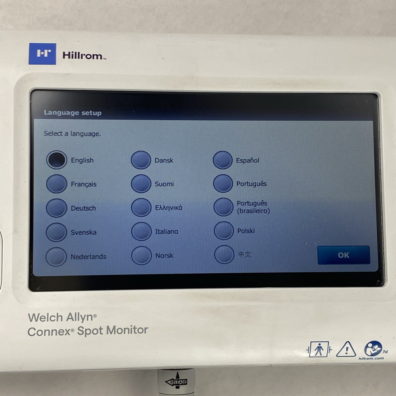 Welch Allyn 71WT Connex Spot Monitor 901058 Vital Signs Monitor Core - READ1