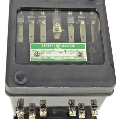 General Electric Relay Model 12HFA151A9H 120 Volt Multicontact CRACKED COVER