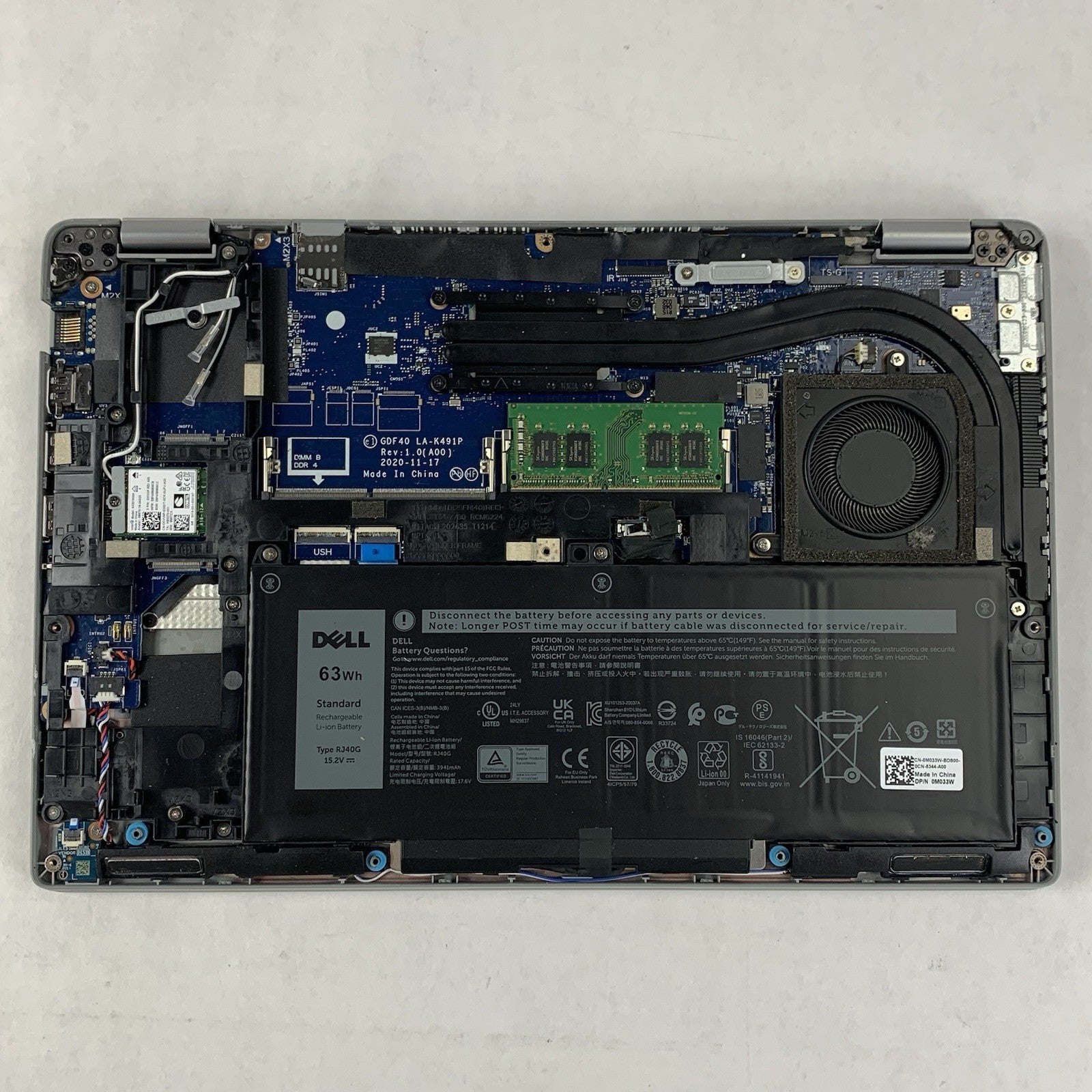 Dell Latitude 5420 14" Laptop i5-1135G7 1.40 GHz 8 GB RAM No SSD/OS/AC10