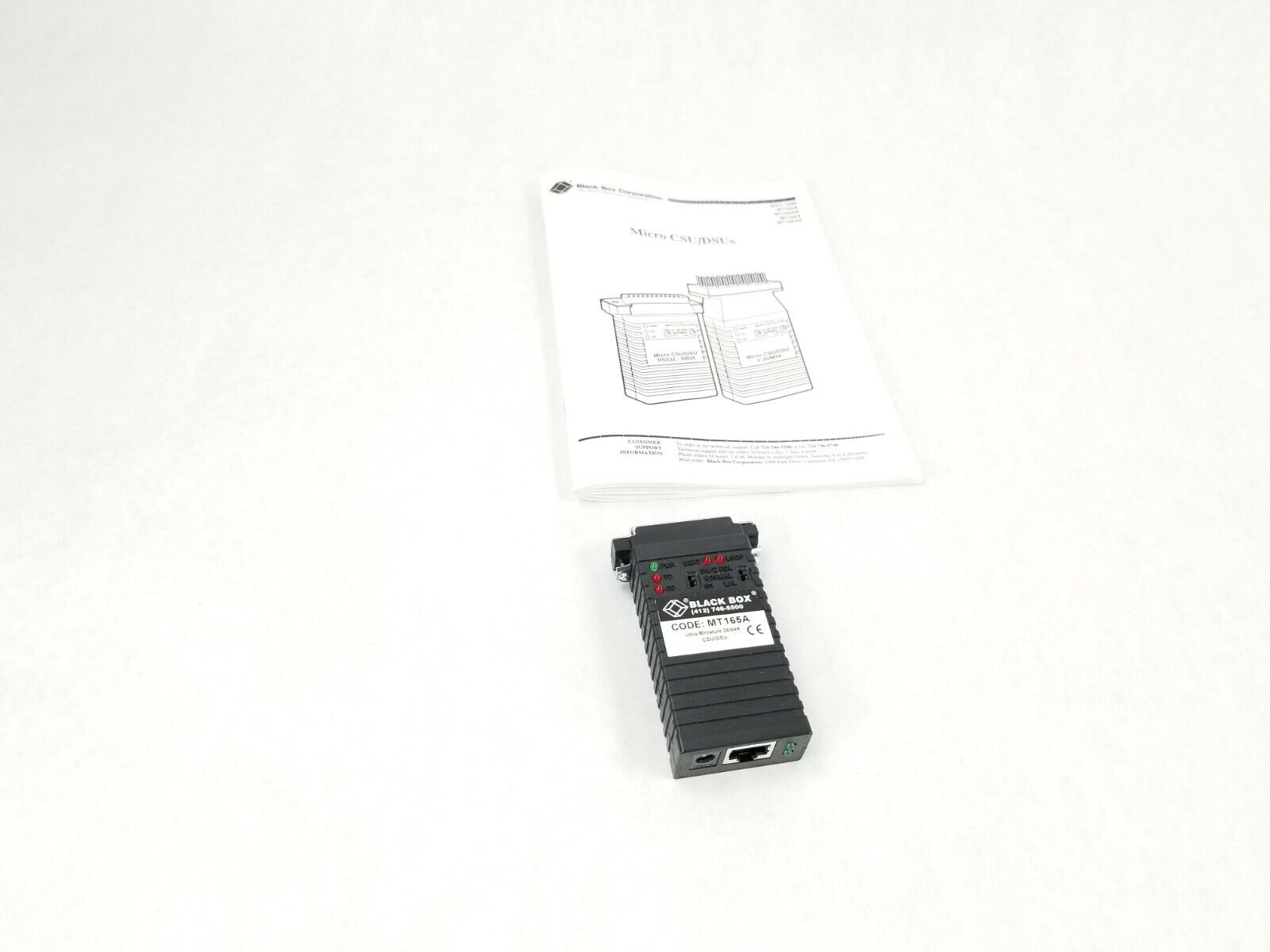 Black Box Code: MT165A Ultra Miniature 56/64K CSU/DSU