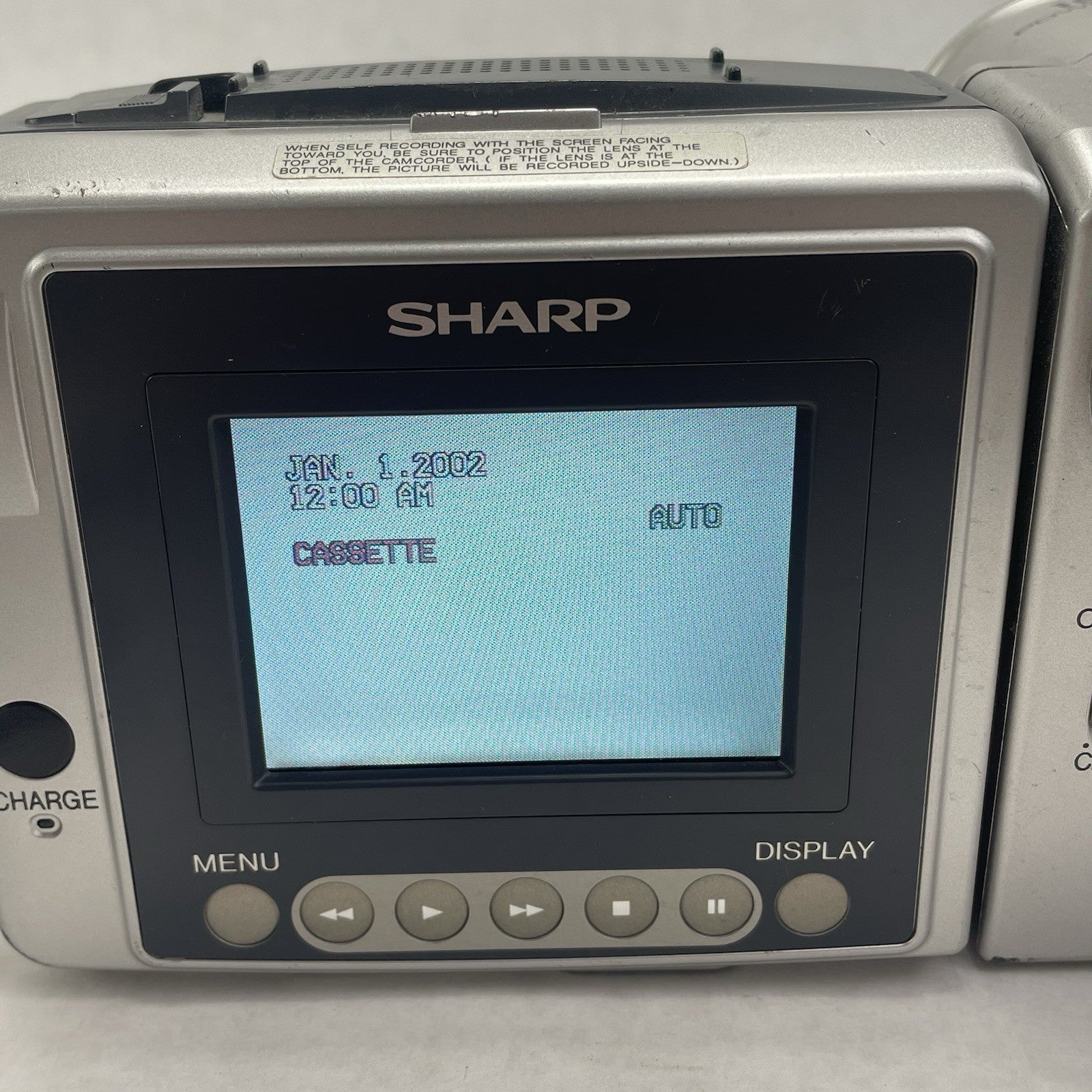 Sharp Viewcam VL-A111U 8mm Camcorder Silver 16x Zoom 2.5" LCD AC Adapter7