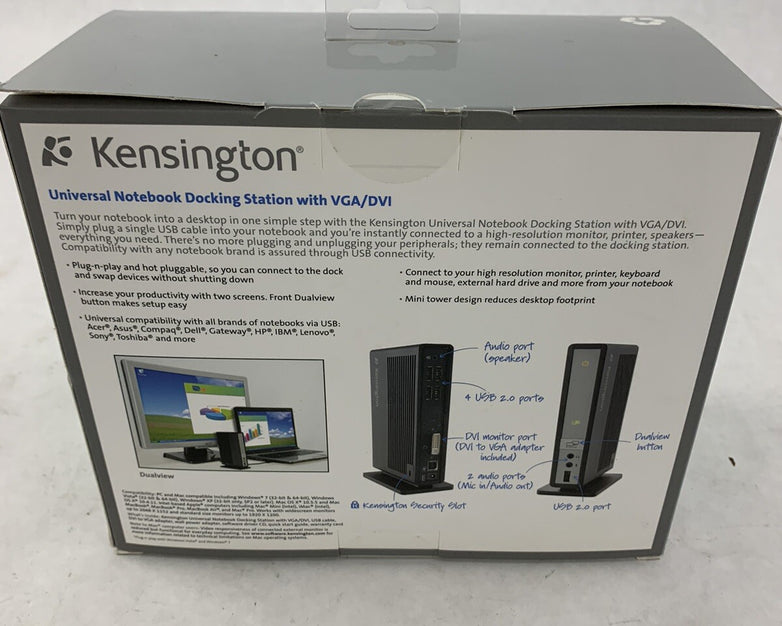 Kensington K33930US Universal Docking Station