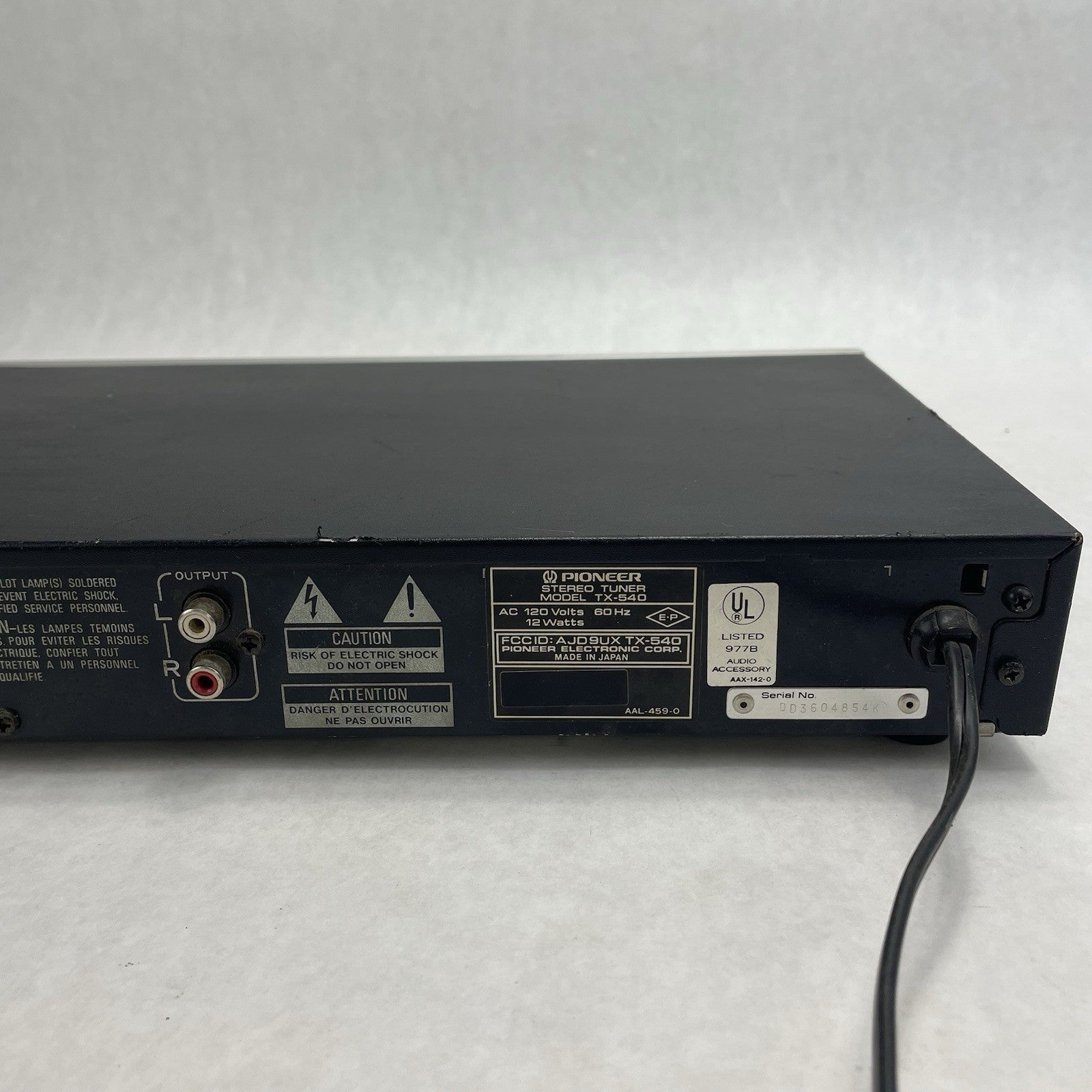 Pioneer TX-540 Stereo Tuner Tested7