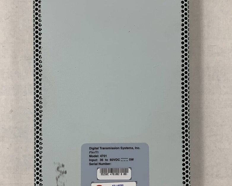 Digital Transmission Systems DTS 4701 FlexT1