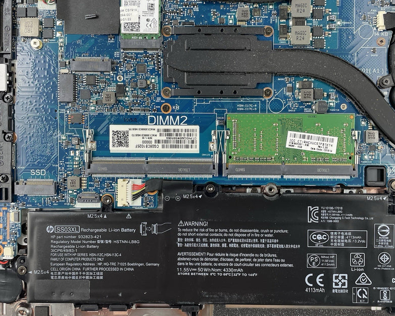 HP mt44 14" Ryzen 3 Pro 2300U 2.00 GHz 4 GB RAM No SSD/OS/AC