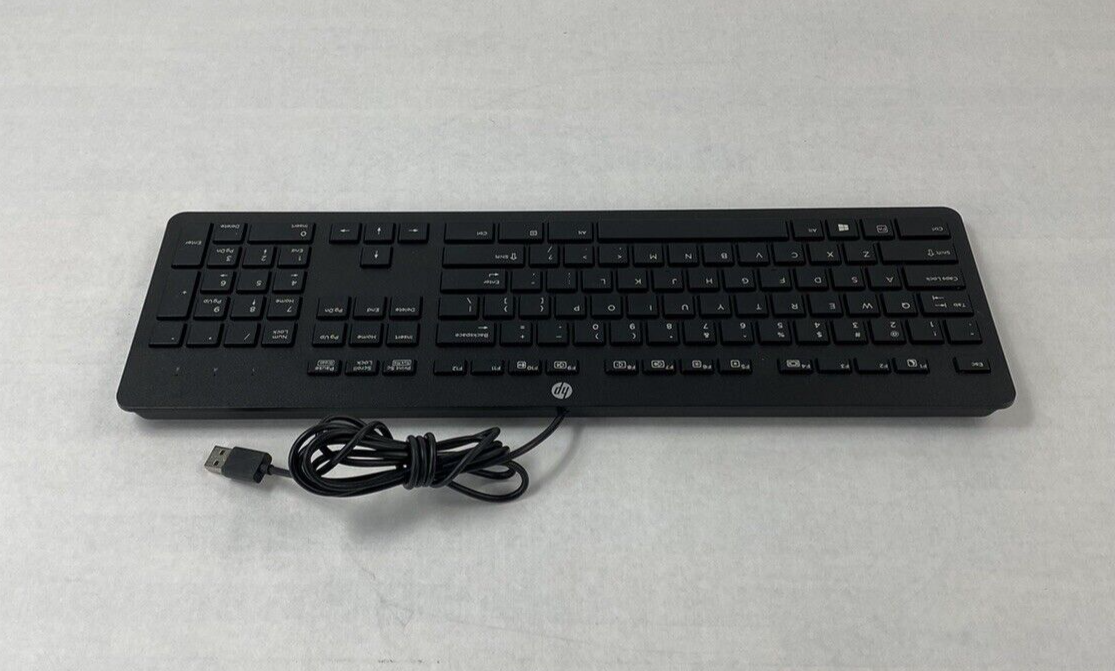 Lot of 6 HP PH0U USB Slim Keyboard Tested