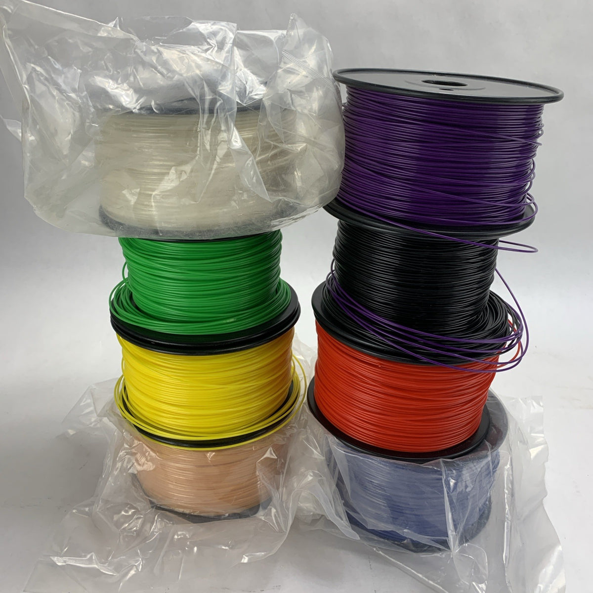 1.75mm Color 3D Printer PLA Filament - Mixed Lot of 86