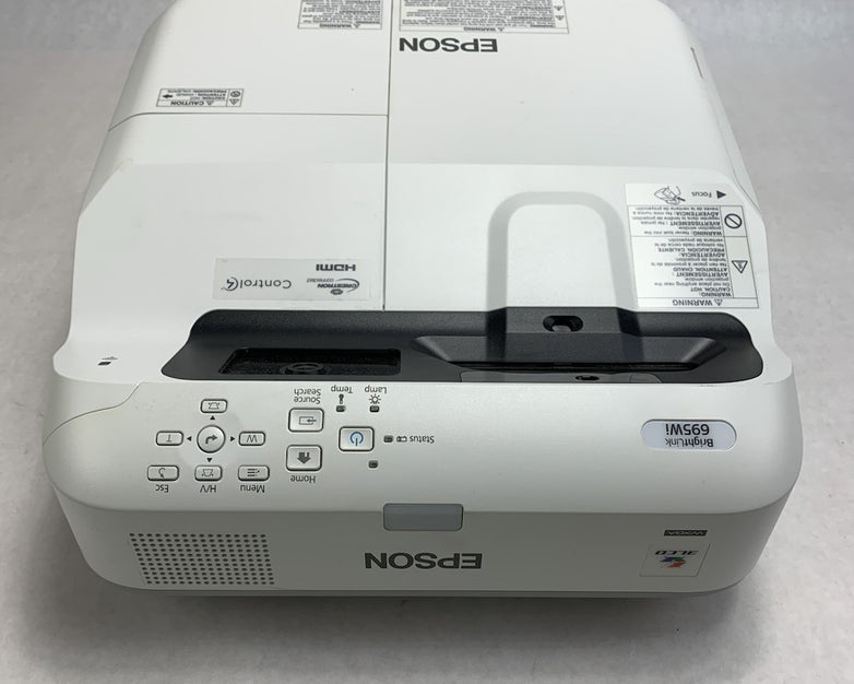 Epson PowerLite 695Wi H740A LCD Lamp Projector 3941 Lamp Hours - No Remote
