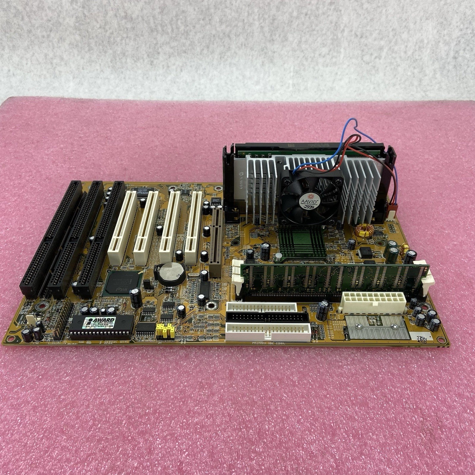 BioStar M6TBA Motherboard Intel Pentium III 450MHz 64MB RAM w/IO Shield2