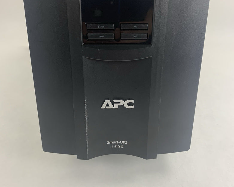 APC Smart-UPS SMT1500 LCD 1000W 1500VA 120V Tested Missing Screw No Battery
