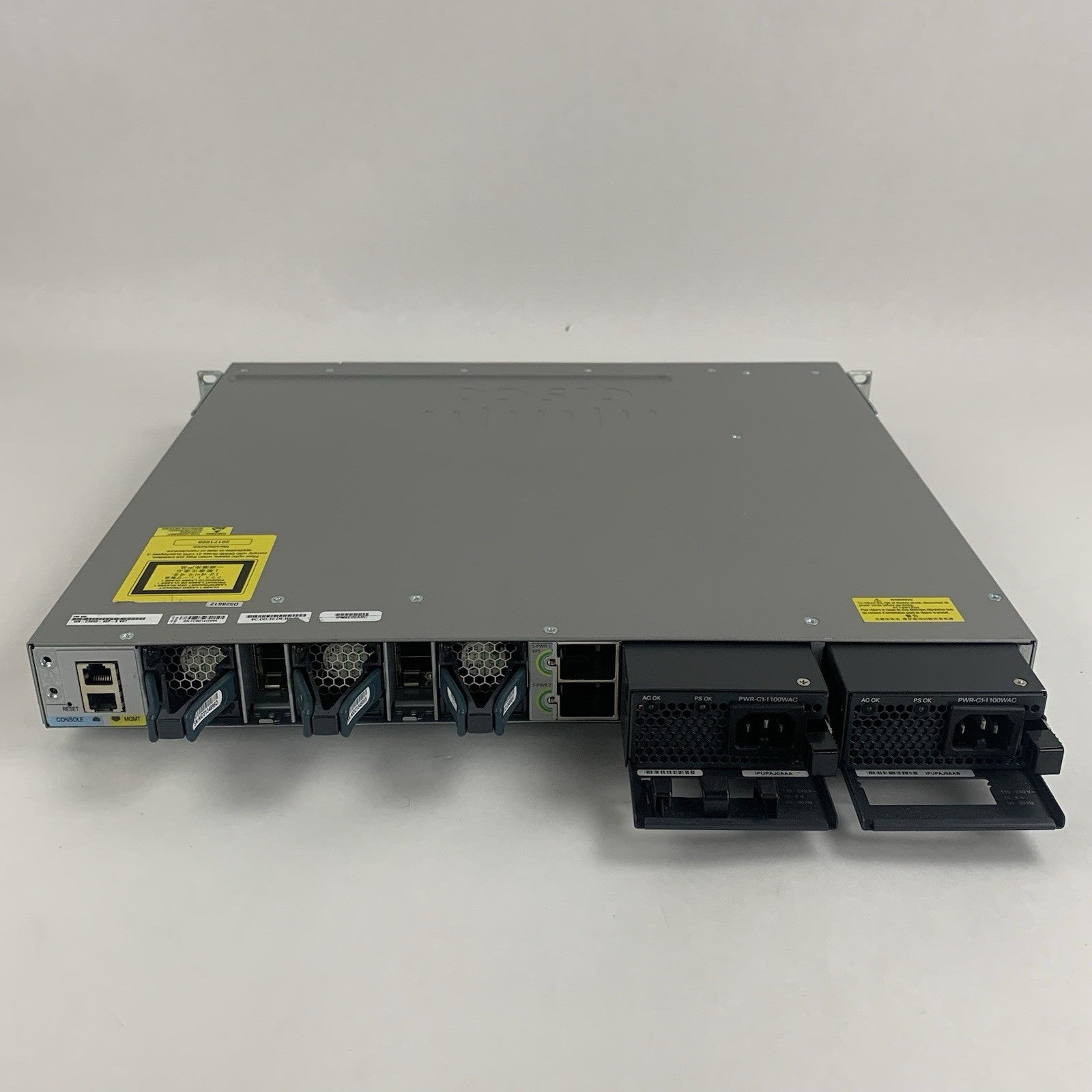 Cisco Catalyst WS-C3850-48U-S V07 48 Port Switch Tested w/C3850-NM-2-10G 2x PSUs5