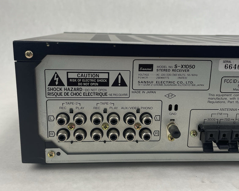 Sansui S-X1050 Vintage Stereo Receiver For Parts