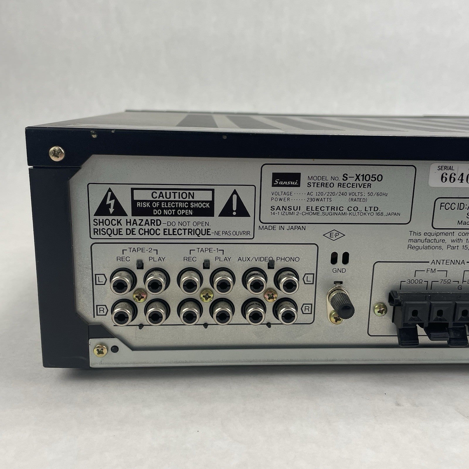 Sansui S-X1050 Vintage Stereo Receiver For Parts7