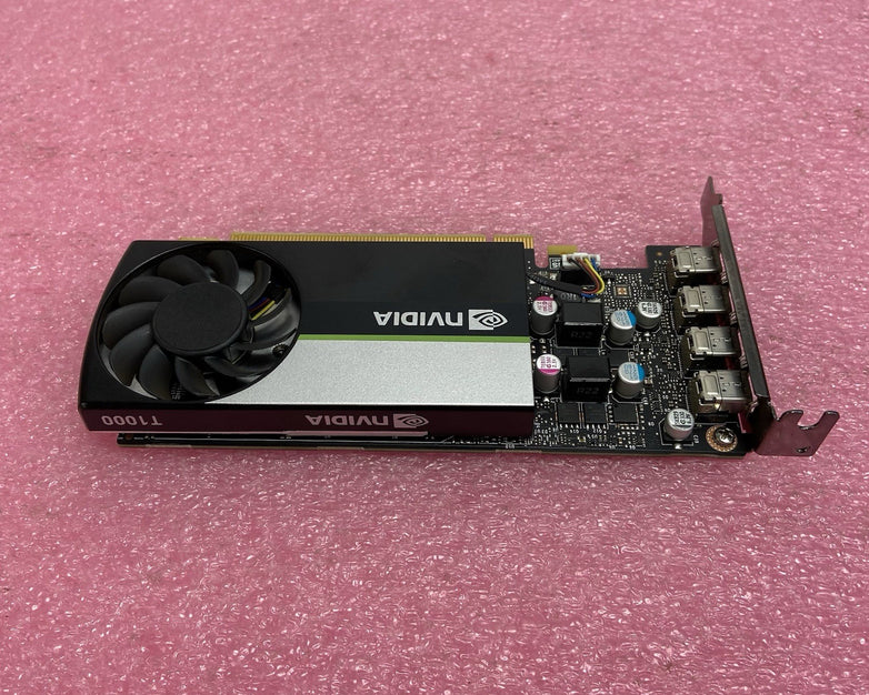 PNY Nvidia Quadro T1000 4GB GDDR6 PCIe x16 Mini DP x4 Low Profile Graphics Card