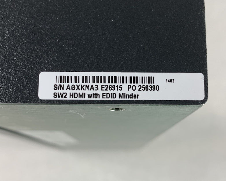 Extron SW2 HDMI Switcher With EDID Minder (Lot of 2)