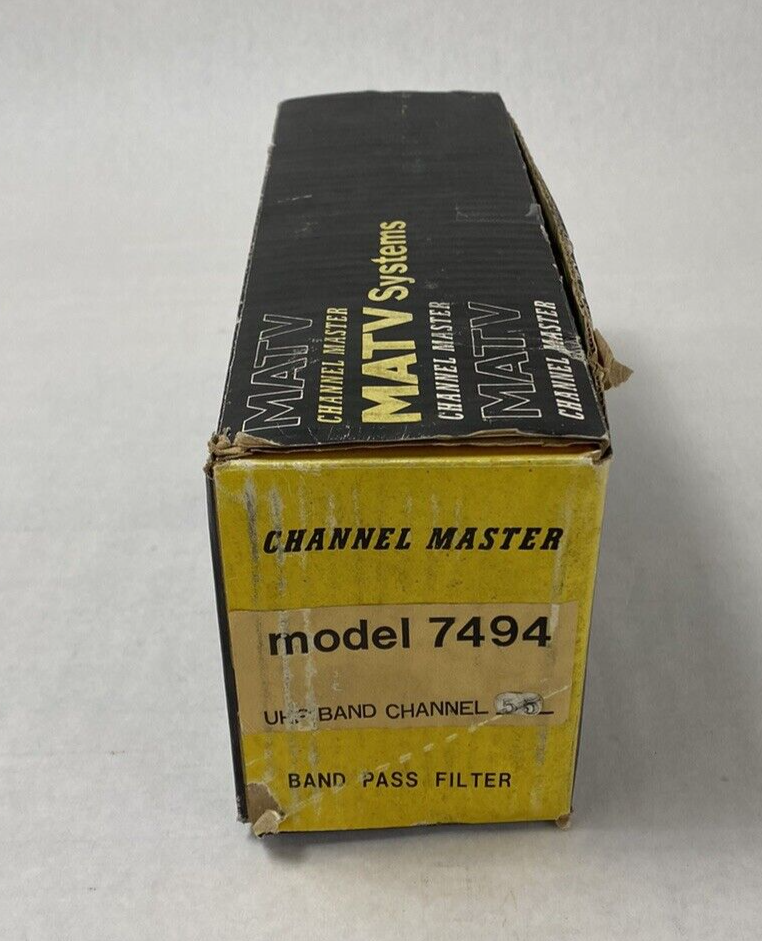 Channel Master MATV Systems Model 7494 Band Pass Filter UHF Band Channel 55