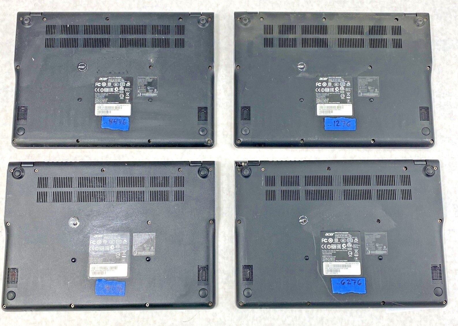 Lot of 4 Acer Chromebook C720 11.6" 1.4 GHz 2GB DDR3L Grade C FOR PARTS