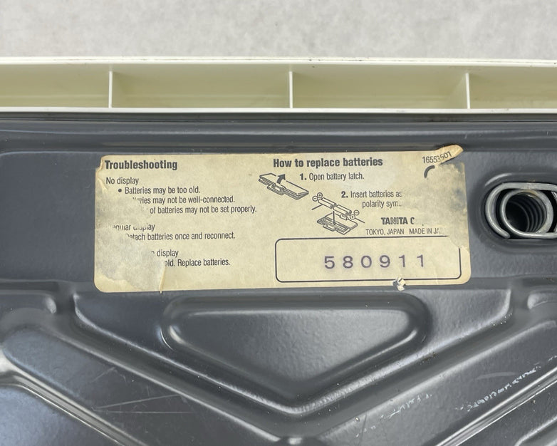 Tanita TBF-604 Body Fat Monitor Scale Power Tested