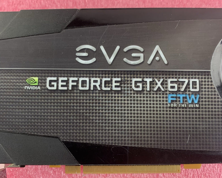 Nvidia EVGA GEFORCE GTX 670 FTW Graphics Card - Untested