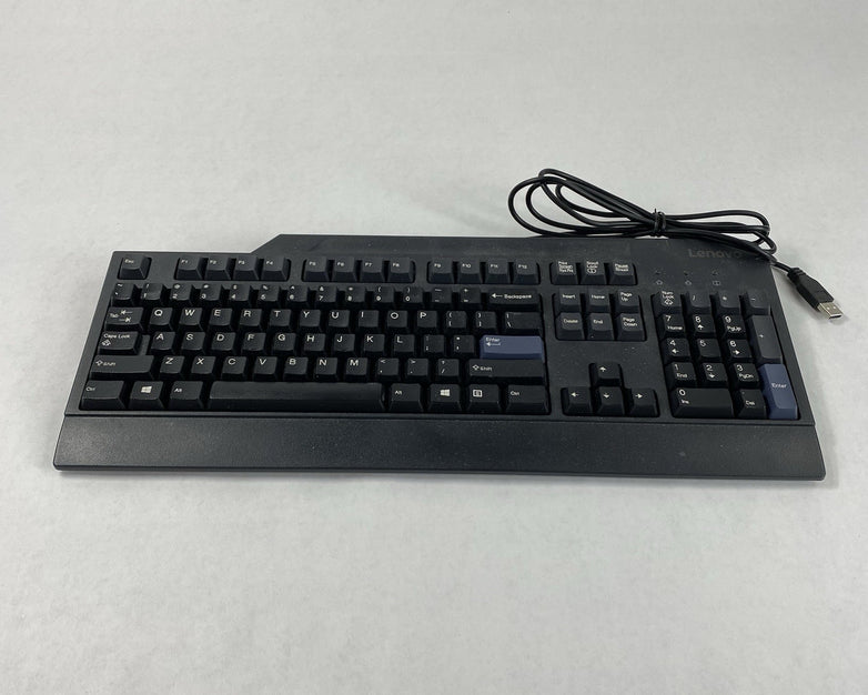 Lenovo KB1021 Black Full Size USB Wired Keyboard Tested (Lot of 3)