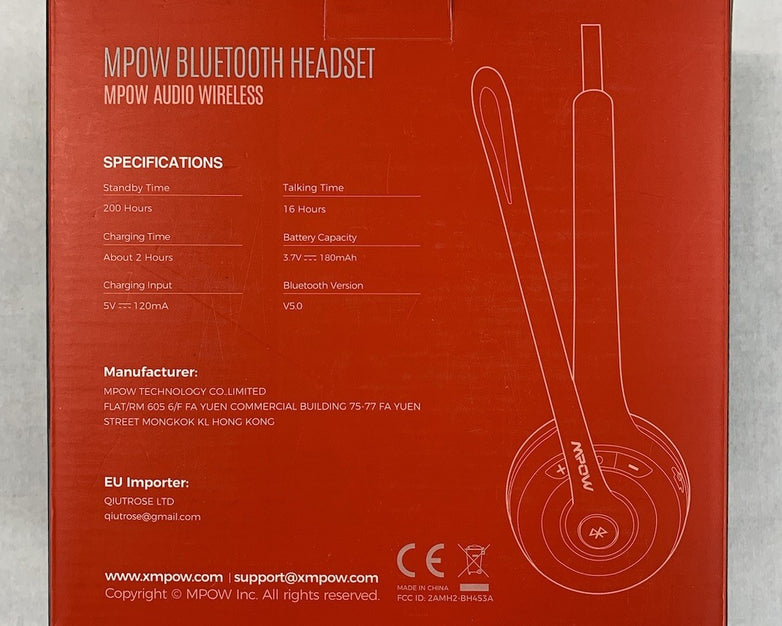 Mpow BH453A Bluetooth Headset