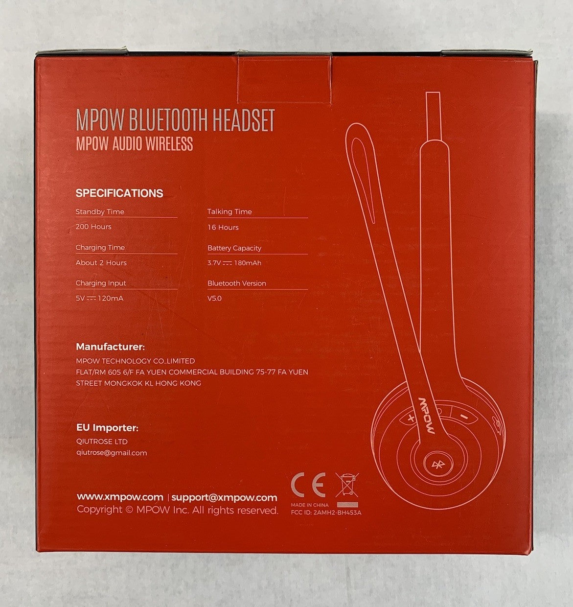 Mpow BH453A Bluetooth Headset