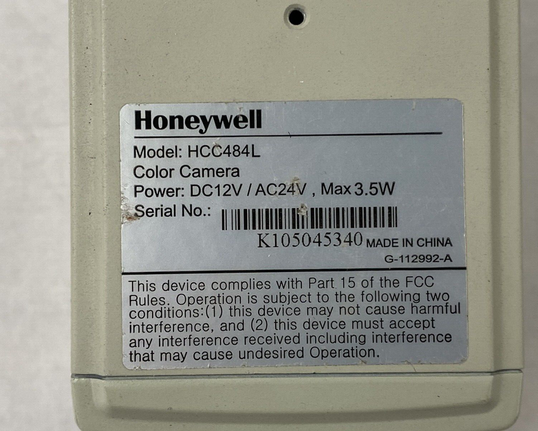 Honeywell HCC484L AC24V CCTV Color Camera 1/3" 2.8-8mm Lens For Parts or Repair