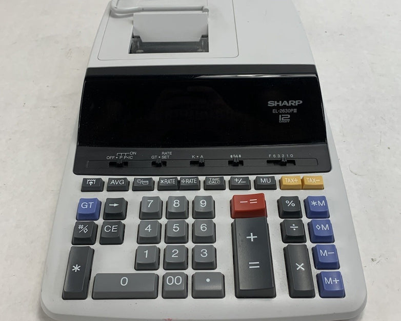 Sharp EL-2630PIII Desktop Printing Calculator