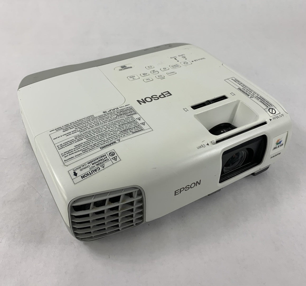 Epson PowerLite 98 H577A LCD Lamp Projector 638 Lamp Hours - No Remote0