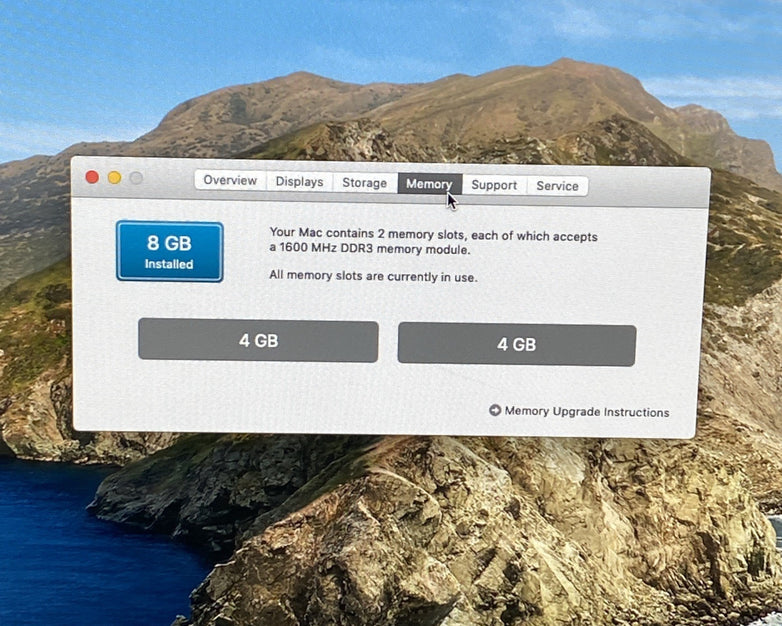 Apple A1418 iMac 21.5" 2013 2.7GHz Core i5 8GB RAM 1TB HDD macOS 10.15.7