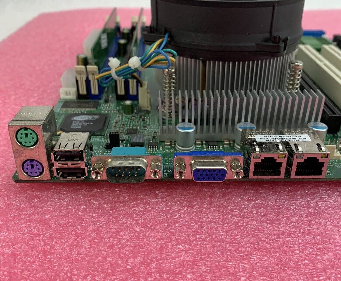 SuperMicro PDSM4 Motherboard Intel Pentium 4 3.4GHz 512MB RAM w/Shield