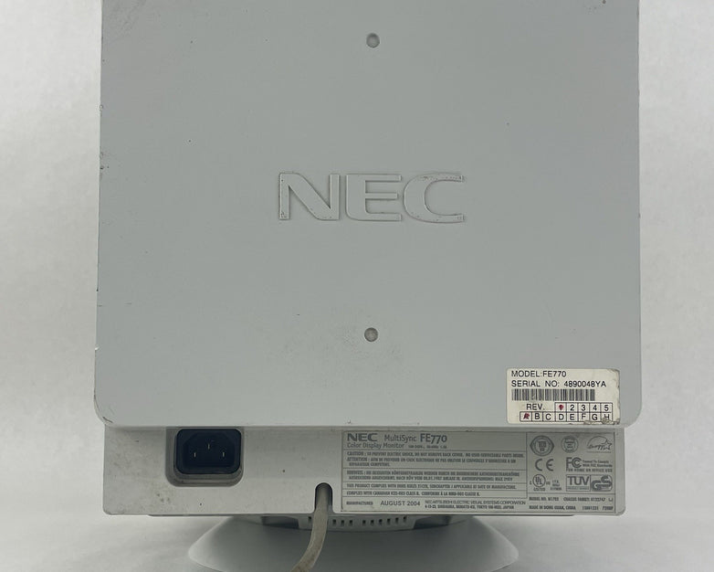 NEC FE770 MultiSync 16' CRT VGA Computer Monitor Tested
